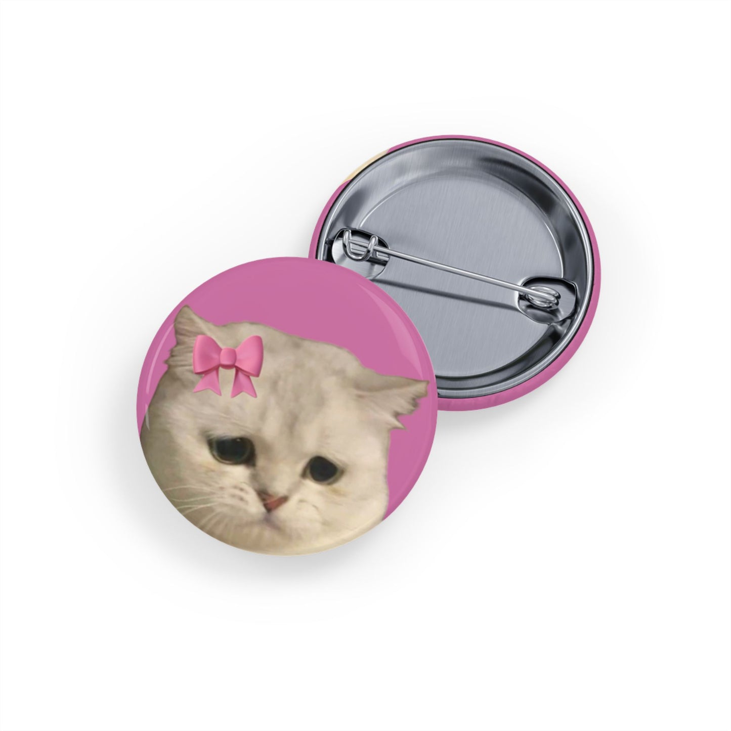 Cute Cat Round Pins