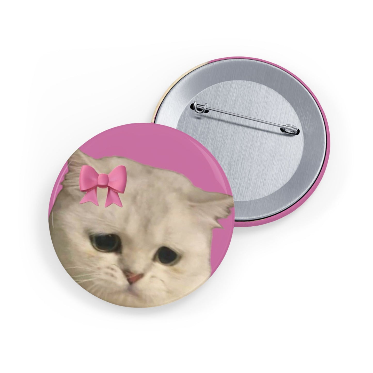 Cute Cat Round Pins