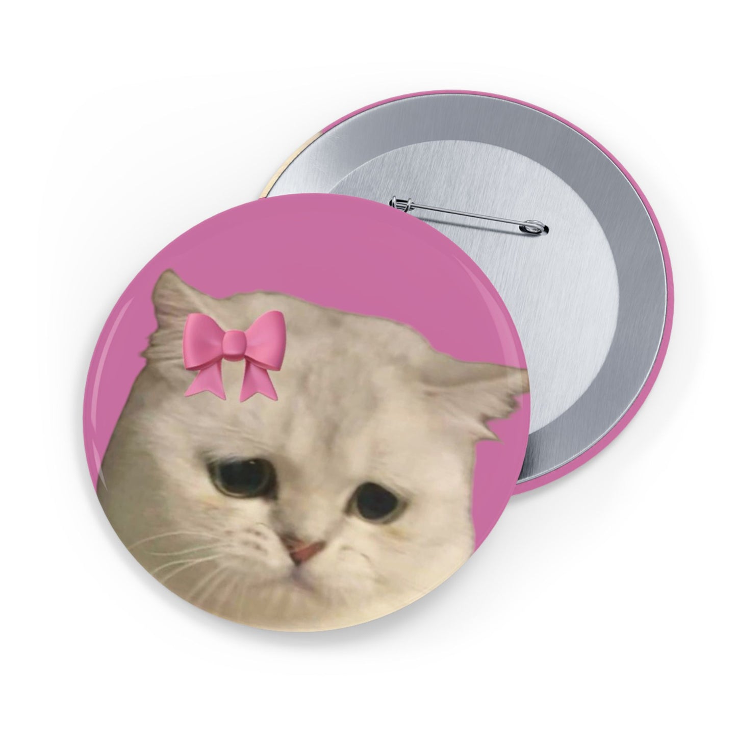 Cute Cat Round Pins