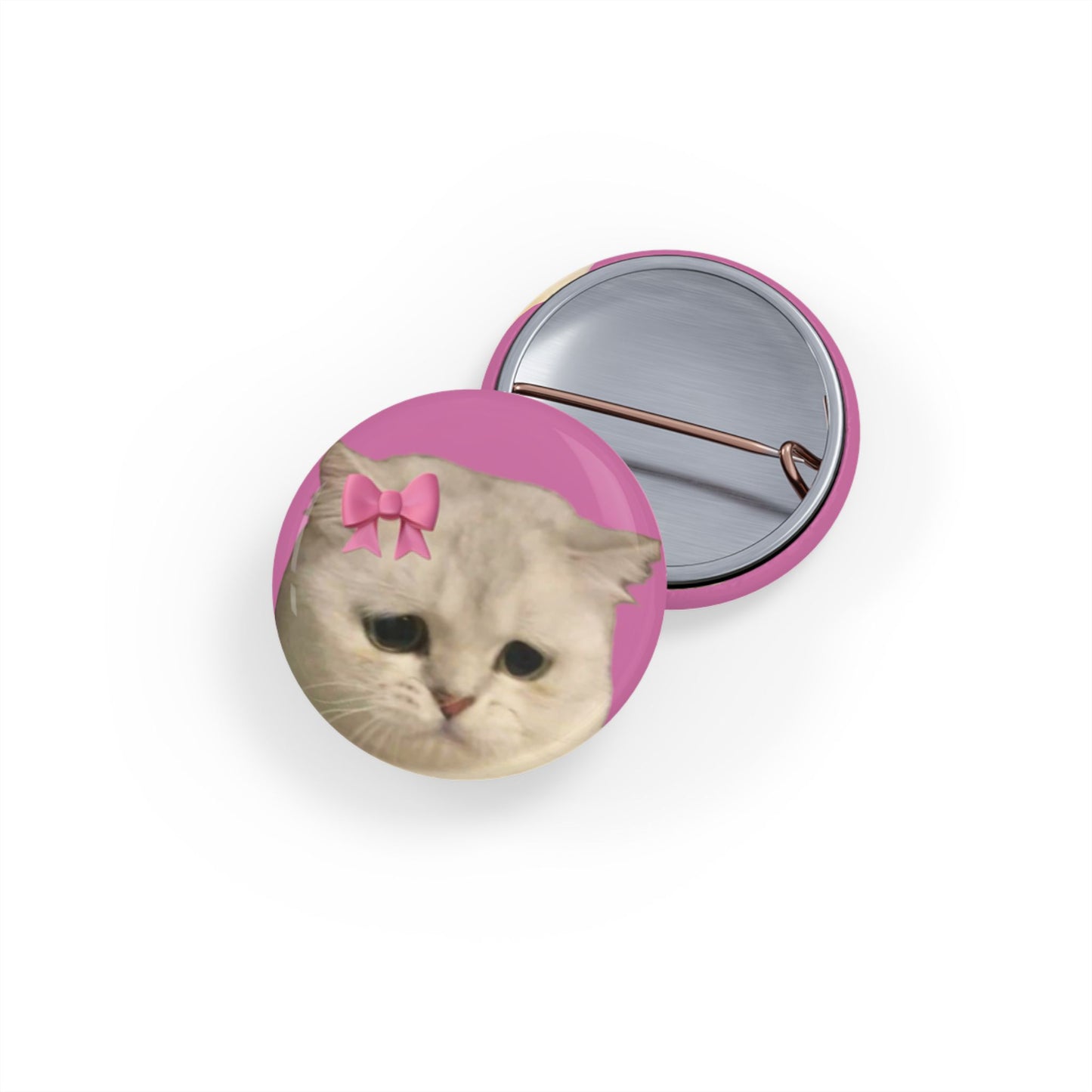 Cute Cat Round Pins